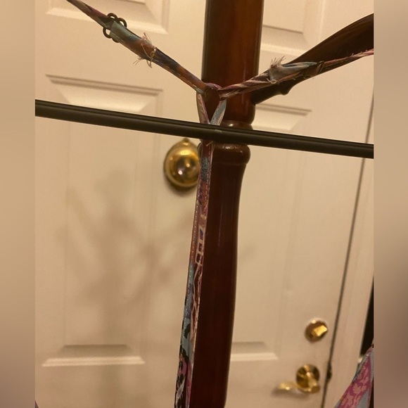 Anna SUI MULTICOLORED MAXI DRESS SIZE M - Picture 6 of 13